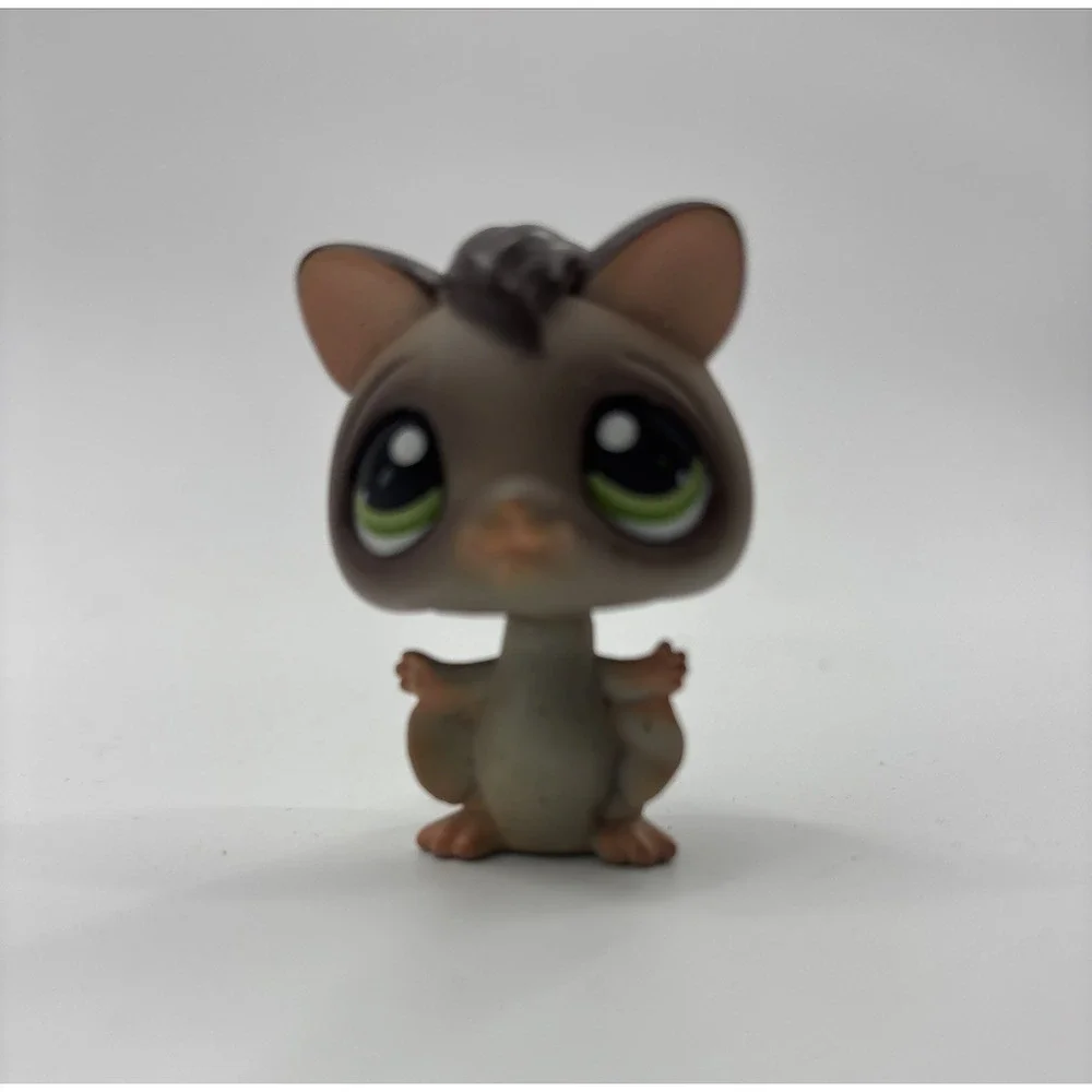 Littlest Pet‎ Shop #214 Sugar Glider Brown Green Eyes